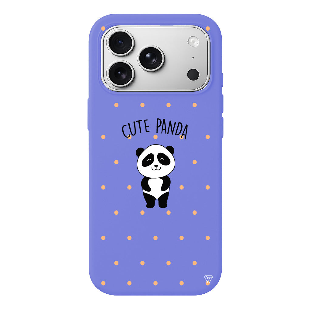 Cute Panda Lansman Model İçi Kadife Silikon Telefon Kılıfı