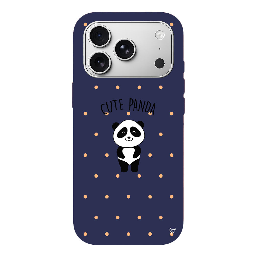 Cute Panda Lansman Model İçi Kadife Silikon Telefon Kılıfı
