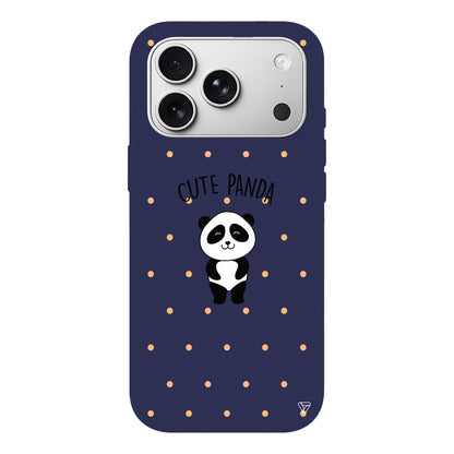 Cute Panda Lansman Model İçi Kadife Silikon Telefon Kılıfı
