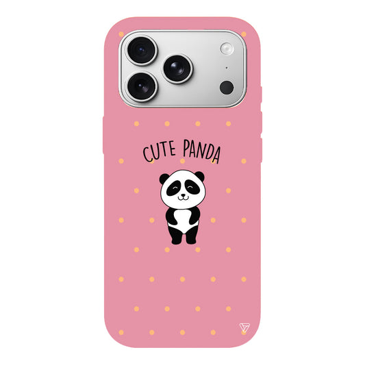 Cute Panda Lansman Model İçi Kadife Silikon Telefon Kılıfı