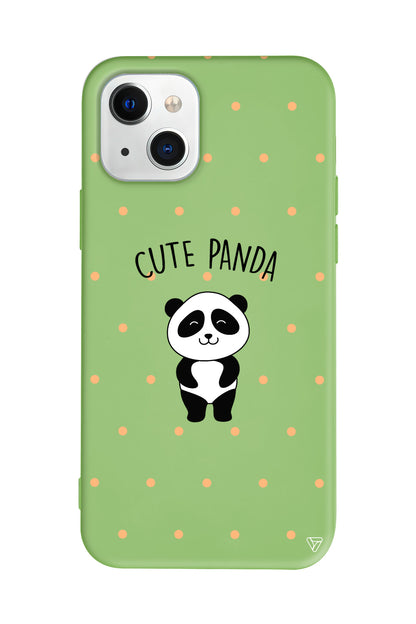 Cute Panda Lansman Model İçi Kadife Silikon Telefon Kılıfı