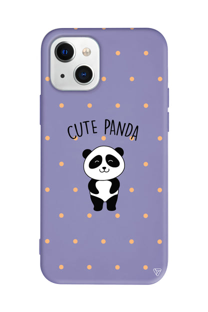 Cute Panda Lansman Model İçi Kadife Silikon Telefon Kılıfı – Plus Serisine Özel