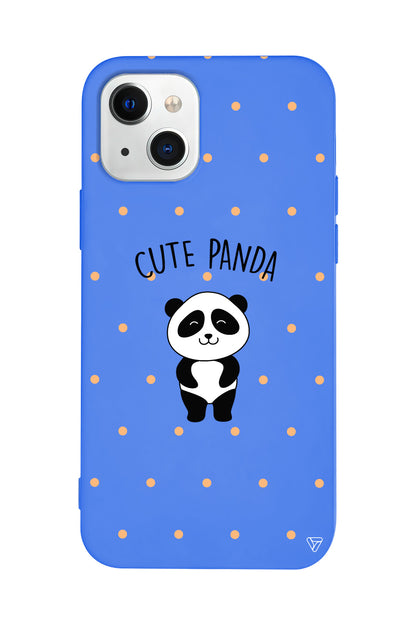 Cute Panda Lansman Model İçi Kadife Silikon Telefon Kılıfı