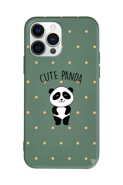 Cute Panda Lansman Model İçi Kadife Silikon Telefon Kılıfı