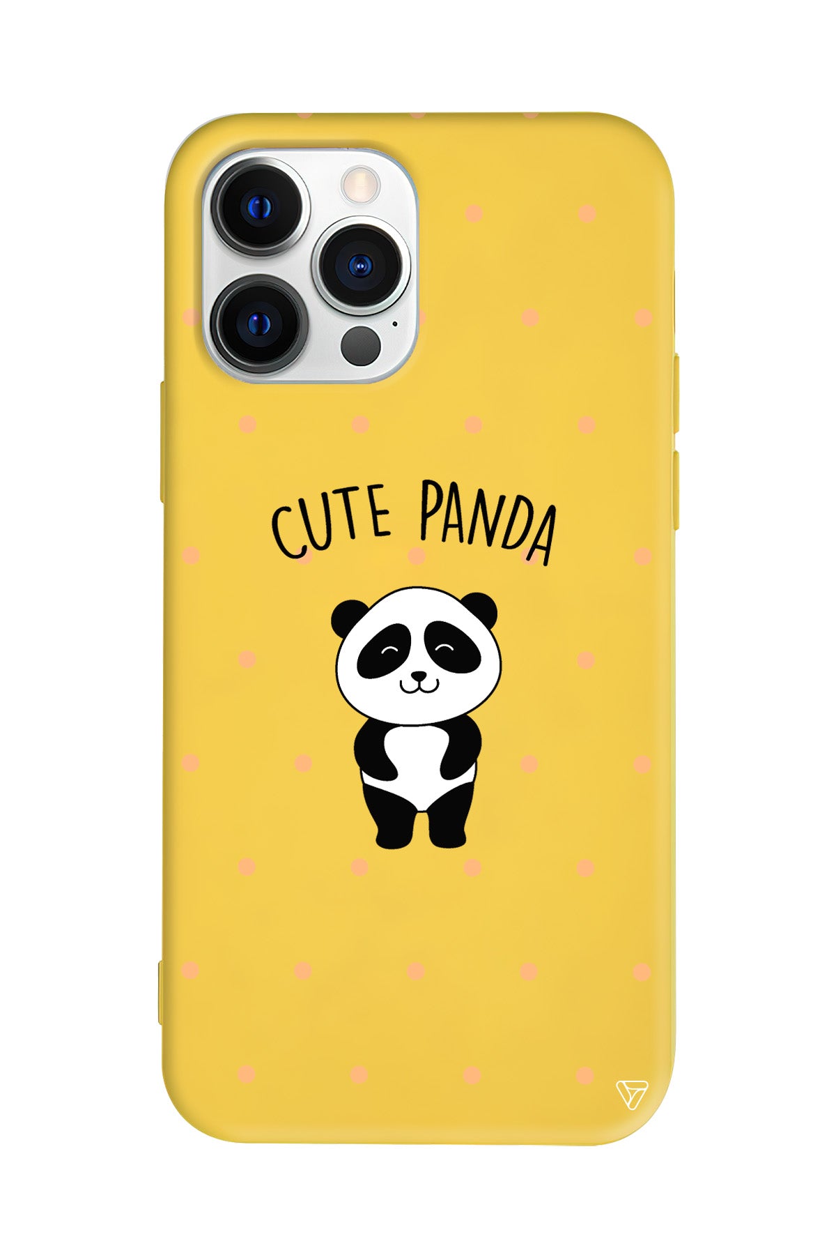 Cute Panda Lansman Model İçi Kadife Silikon Telefon Kılıfı