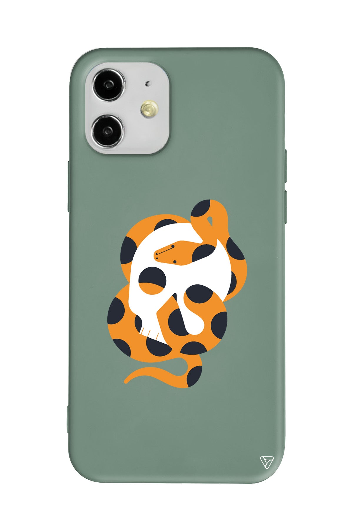 Turuncu Yilan Lansman Model İçi Kadife Silikon Telefon Kılıfı