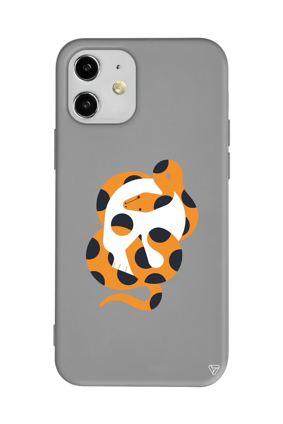 Turuncu Yilan Lansman Model İçi Kadife Silikon Telefon Kılıfı