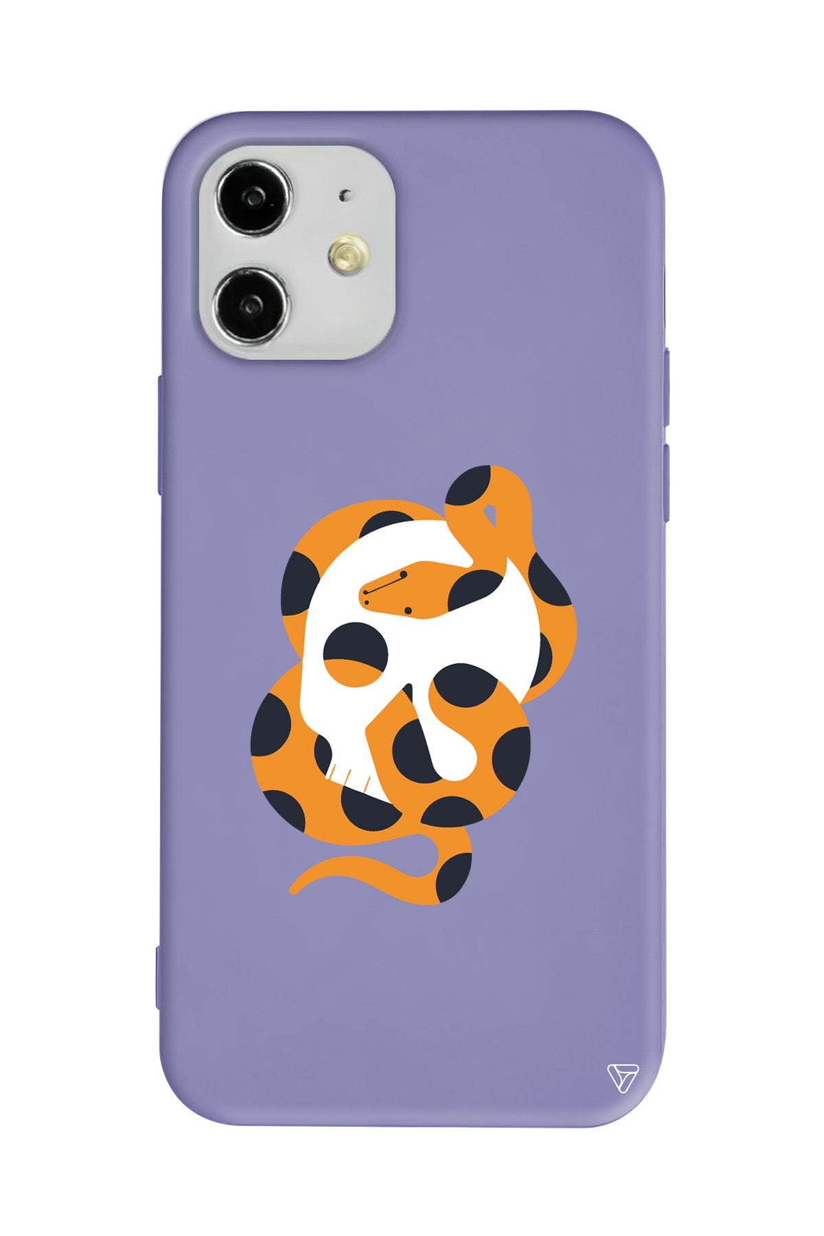 Turuncu Yilan Lansman Model İçi Kadife Silikon Telefon Kılıfı