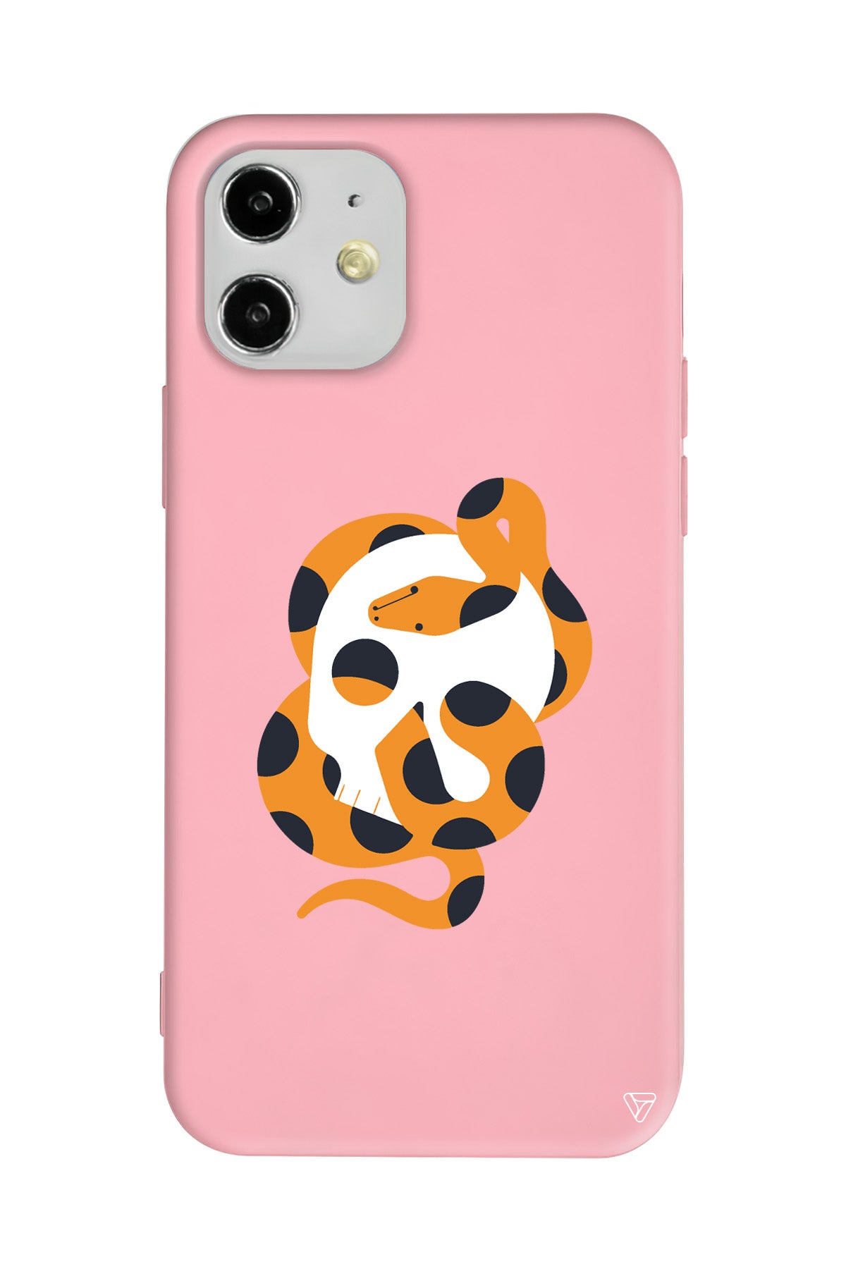 Turuncu Yilan Lansman Model İçi Kadife Silikon Telefon Kılıfı