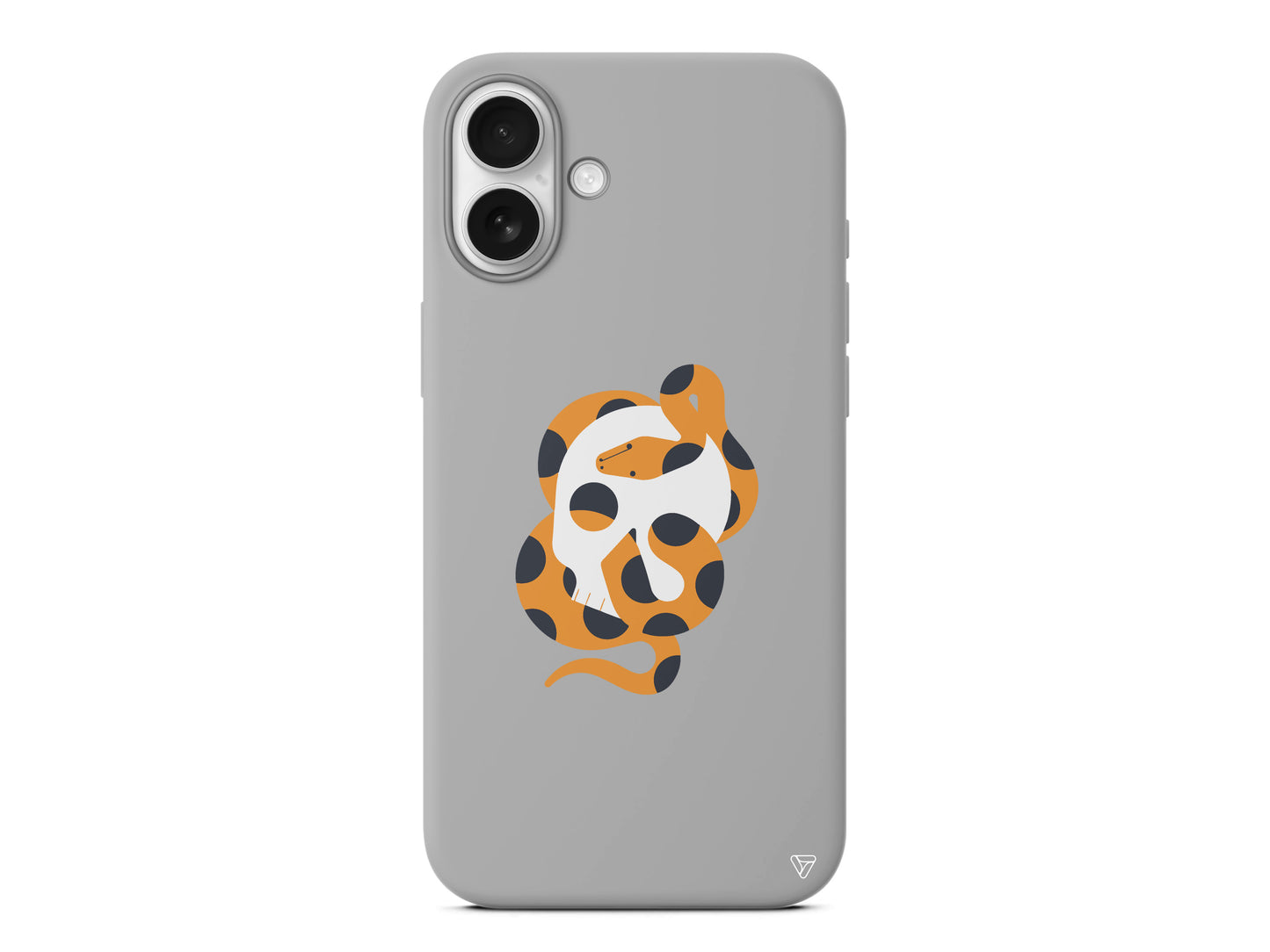 Turuncu Yilan Lansman Model İçi Kadife Silikon Telefon Kılıfı