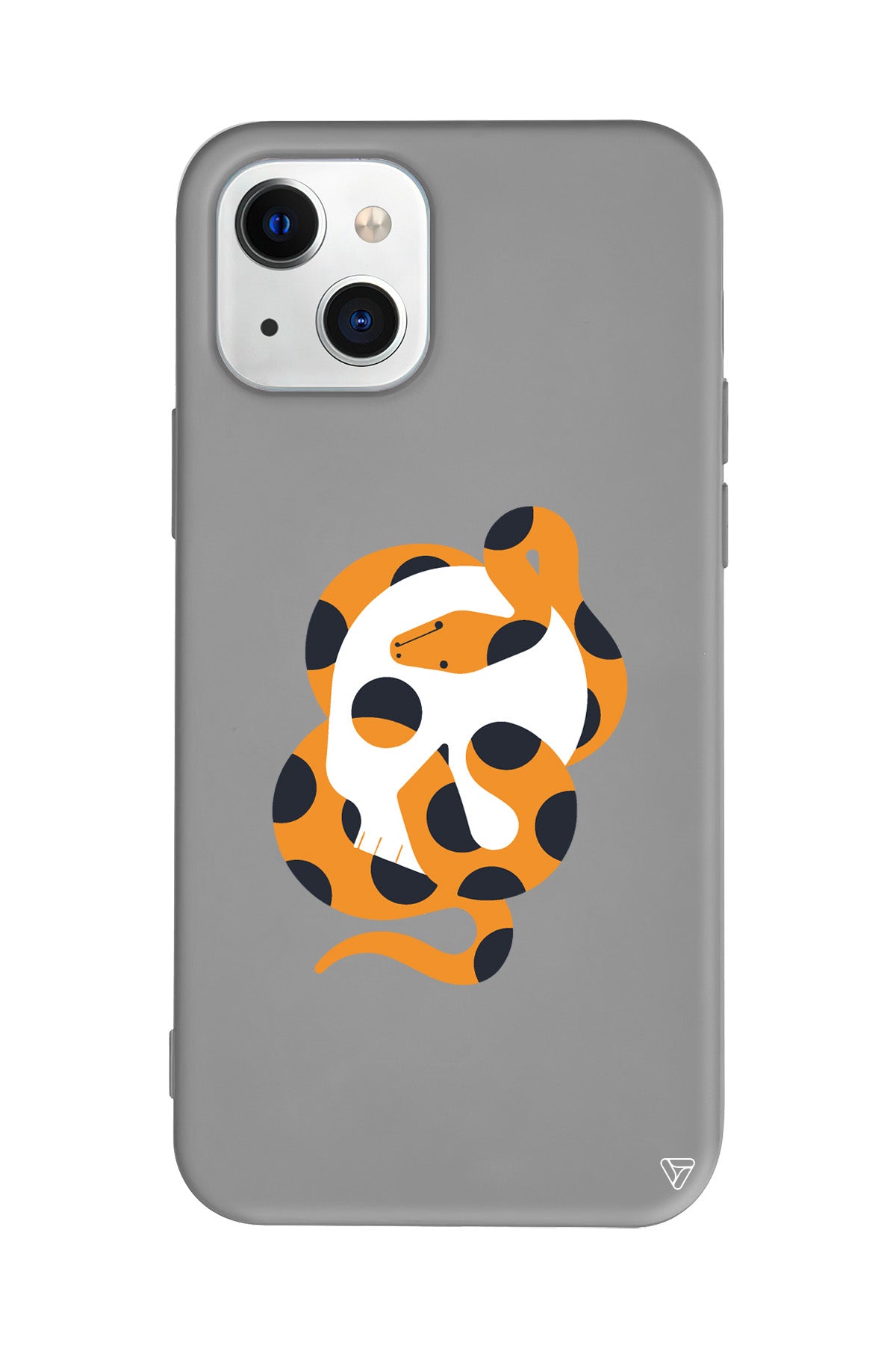 Turuncu Yilan Lansman Model İçi Kadife Silikon Telefon Kılıfı