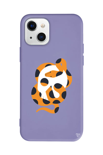 Turuncu Yilan Lansman Model İçi Kadife Silikon Telefon Kılıfı – Plus Serisine Özel