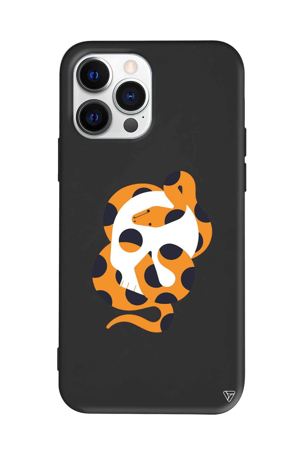 Turuncu Yilan Lansman Model İçi Kadife Silikon Telefon Kılıfı