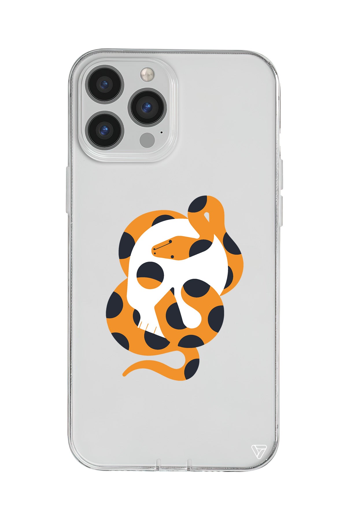 Turuncu Yilan Lansman Model İçi Kadife Silikon Telefon Kılıfı