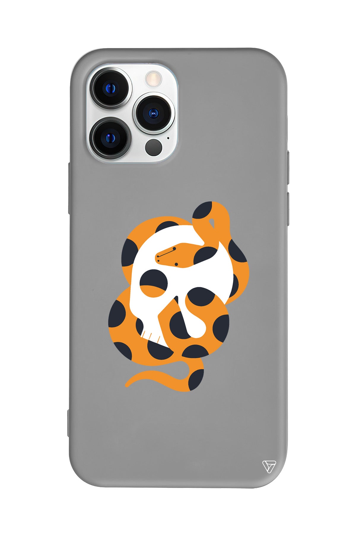 Turuncu Yilan Lansman Model İçi Kadife Silikon Telefon Kılıfı