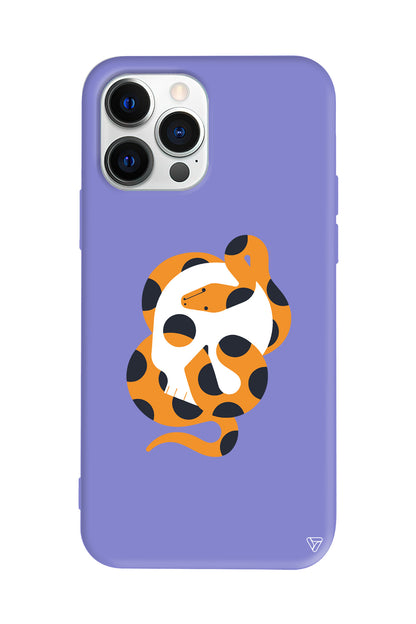 Turuncu Yilan Lansman Model İçi Kadife Silikon Telefon Kılıfı