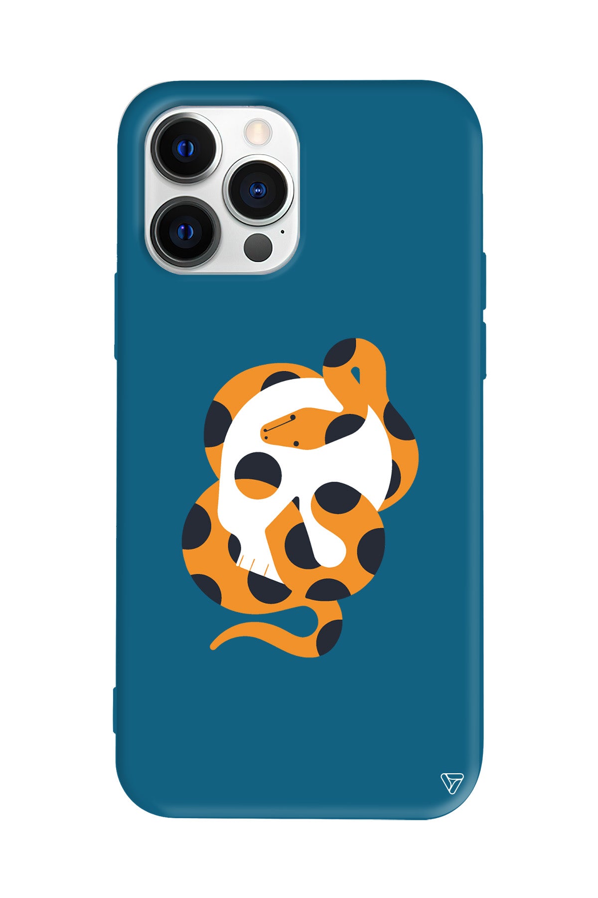 Turuncu Yilan Lansman Model İçi Kadife Silikon Telefon Kılıfı