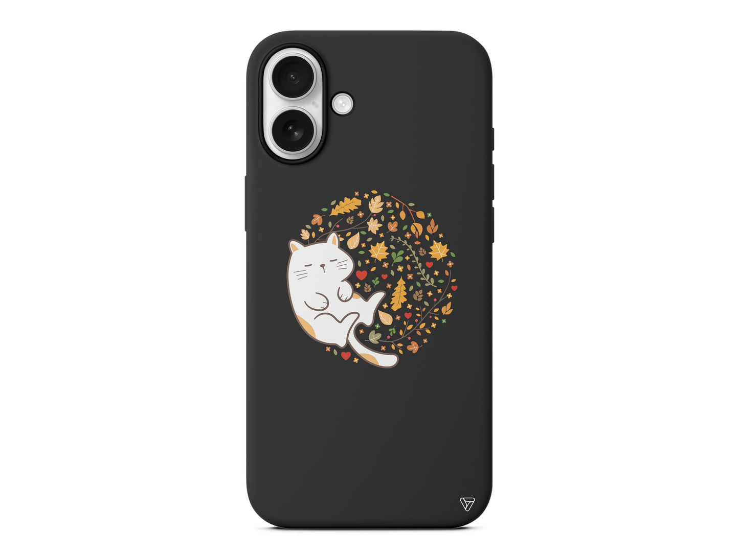 Uyuyan Kedi Lansman Model İçi Kadife Silikon Telefon Kılıfı – Plus Serisine Özel