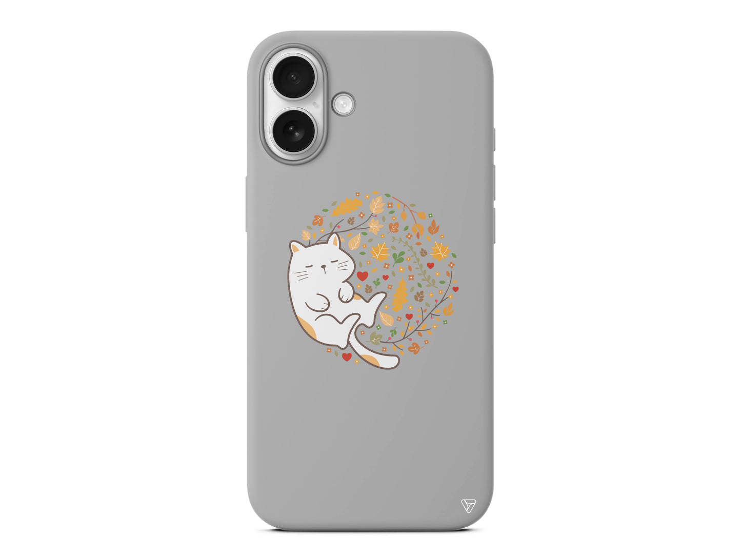 Uyuyan Kedi Lansman Model İçi Kadife Silikon Telefon Kılıfı – Plus Serisine Özel