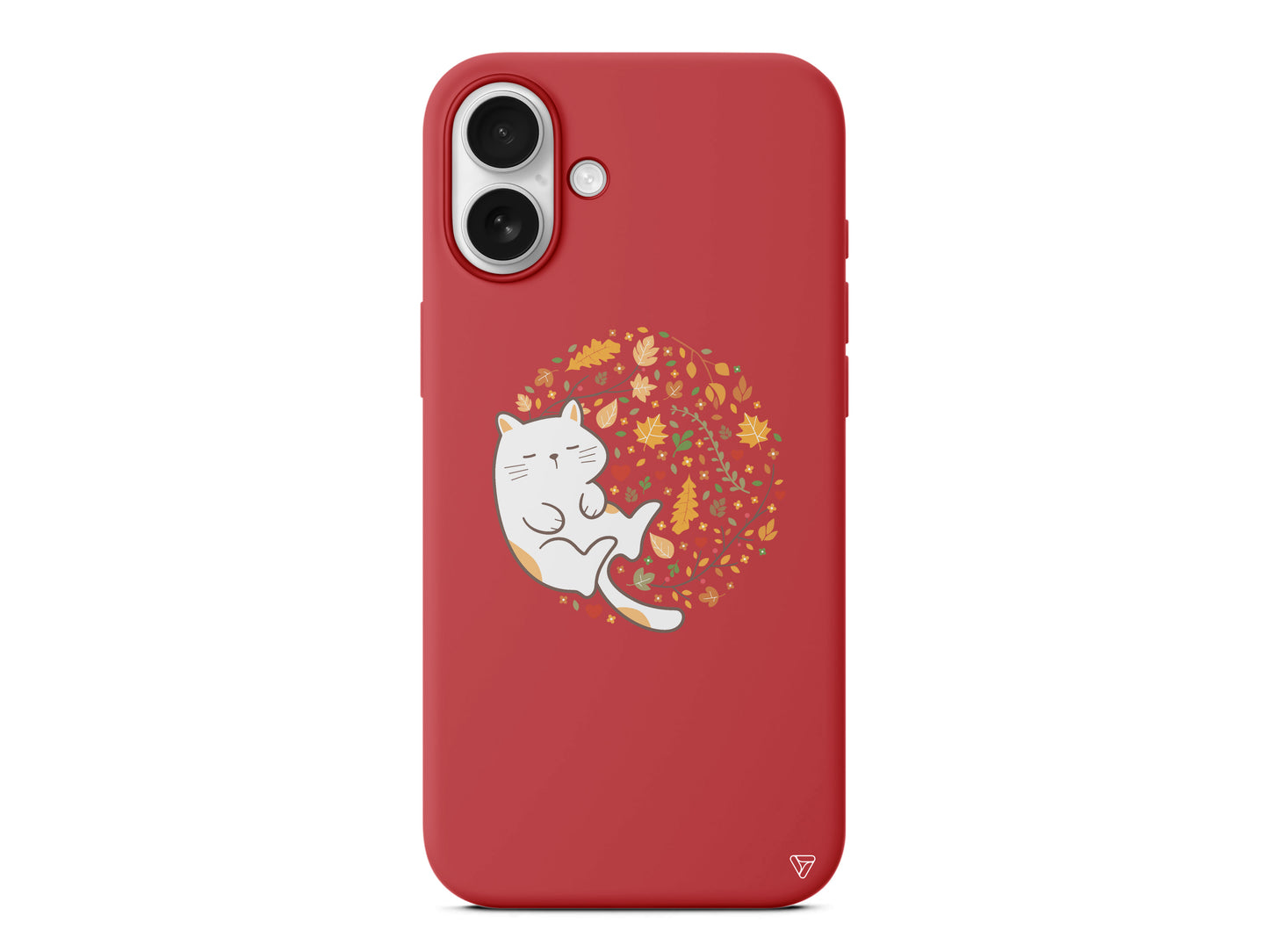 Uyuyan Kedi Lansman Model İçi Kadife Silikon Telefon Kılıfı – Plus Serisine Özel