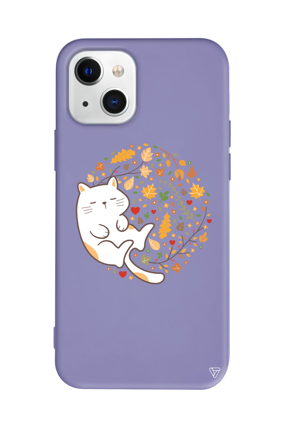 Uyuyan Kedi Lansman Model İçi Kadife Silikon Telefon Kılıfı – Plus Serisine Özel