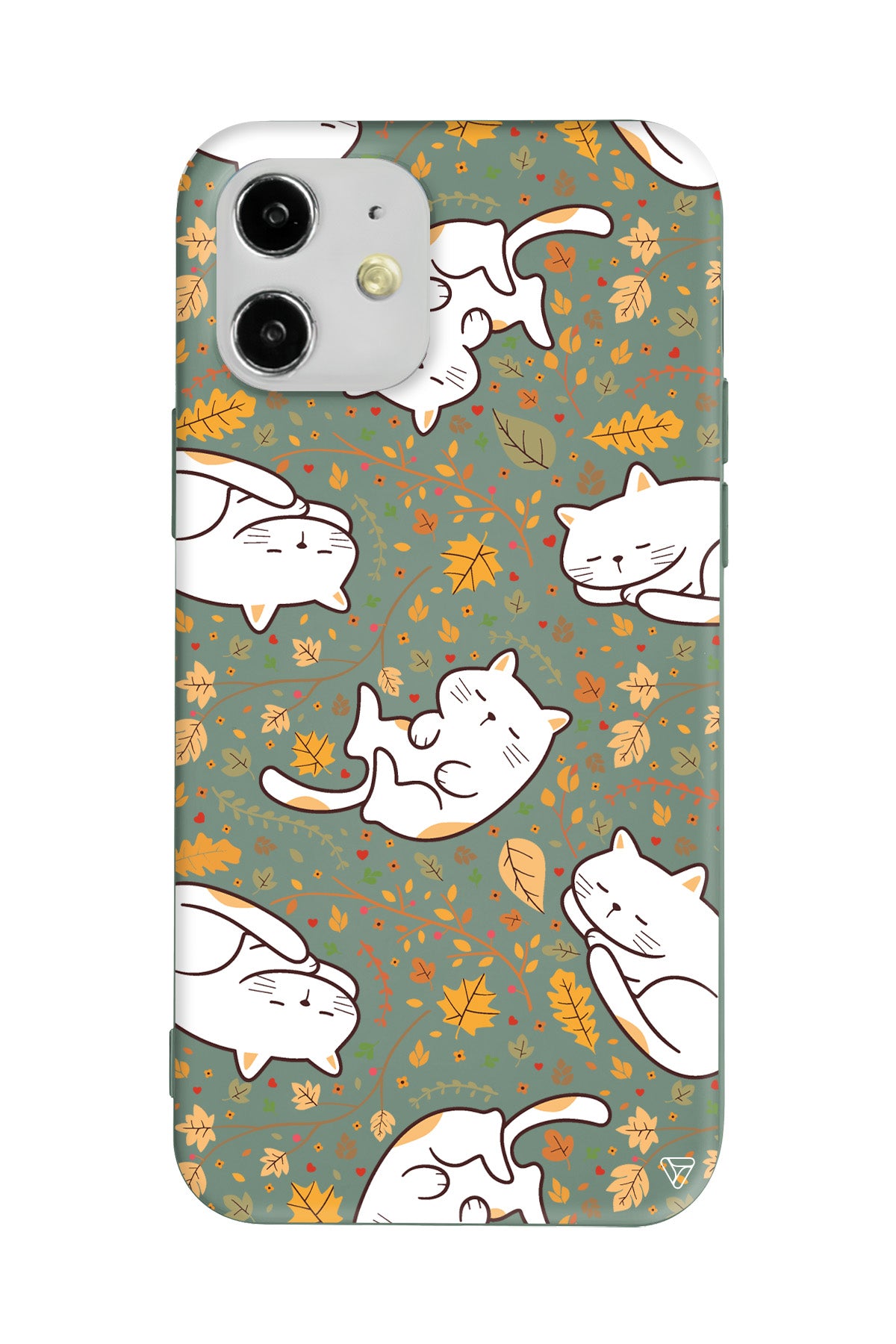 Uyuyan Kediler Lansman Model İçi Kadife Silikon Telefon Kılıfı