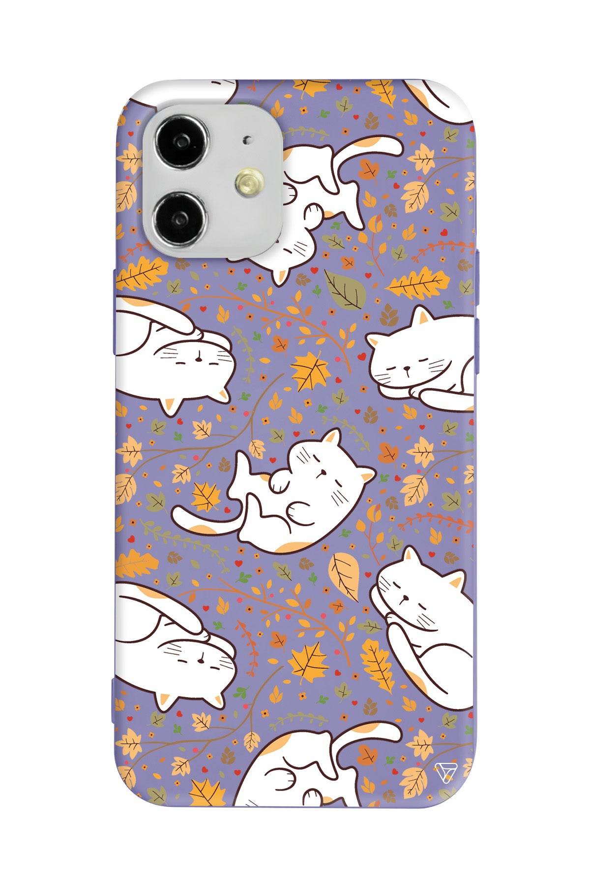 Uyuyan Kediler Lansman Model İçi Kadife Silikon Telefon Kılıfı