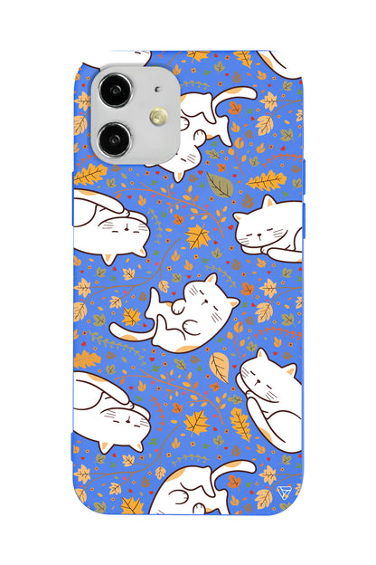 Uyuyan Kediler Lansman Model İçi Kadife Silikon Telefon Kılıfı