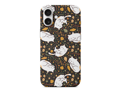 Uyuyan Kediler Lansman Model İçi Kadife Silikon Telefon Kılıfı – Plus Serisine Özel