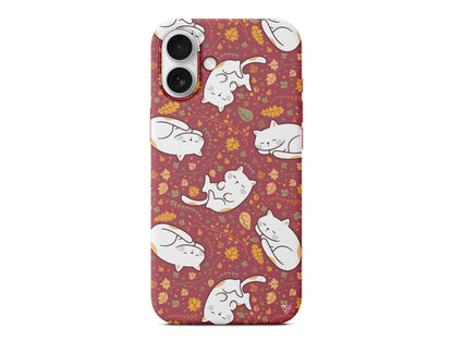 Uyuyan Kediler Lansman Model İçi Kadife Silikon Telefon Kılıfı – Plus Serisine Özel