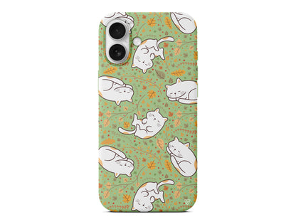 Uyuyan Kediler Lansman Model İçi Kadife Silikon Telefon Kılıfı