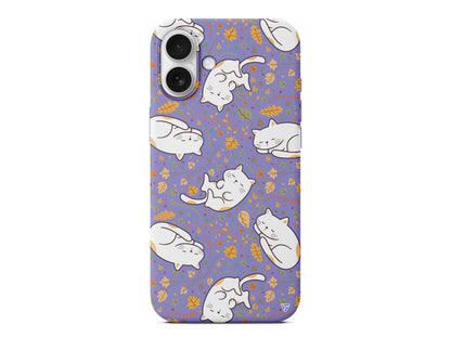 Uyuyan Kediler Lansman Model İçi Kadife Silikon Telefon Kılıfı