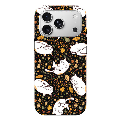 Uyuyan Kediler Lansman Model İçi Kadife Silikon Telefon Kılıfı