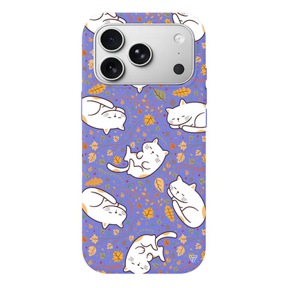 Uyuyan Kediler Lansman Model İçi Kadife Silikon Telefon Kılıfı