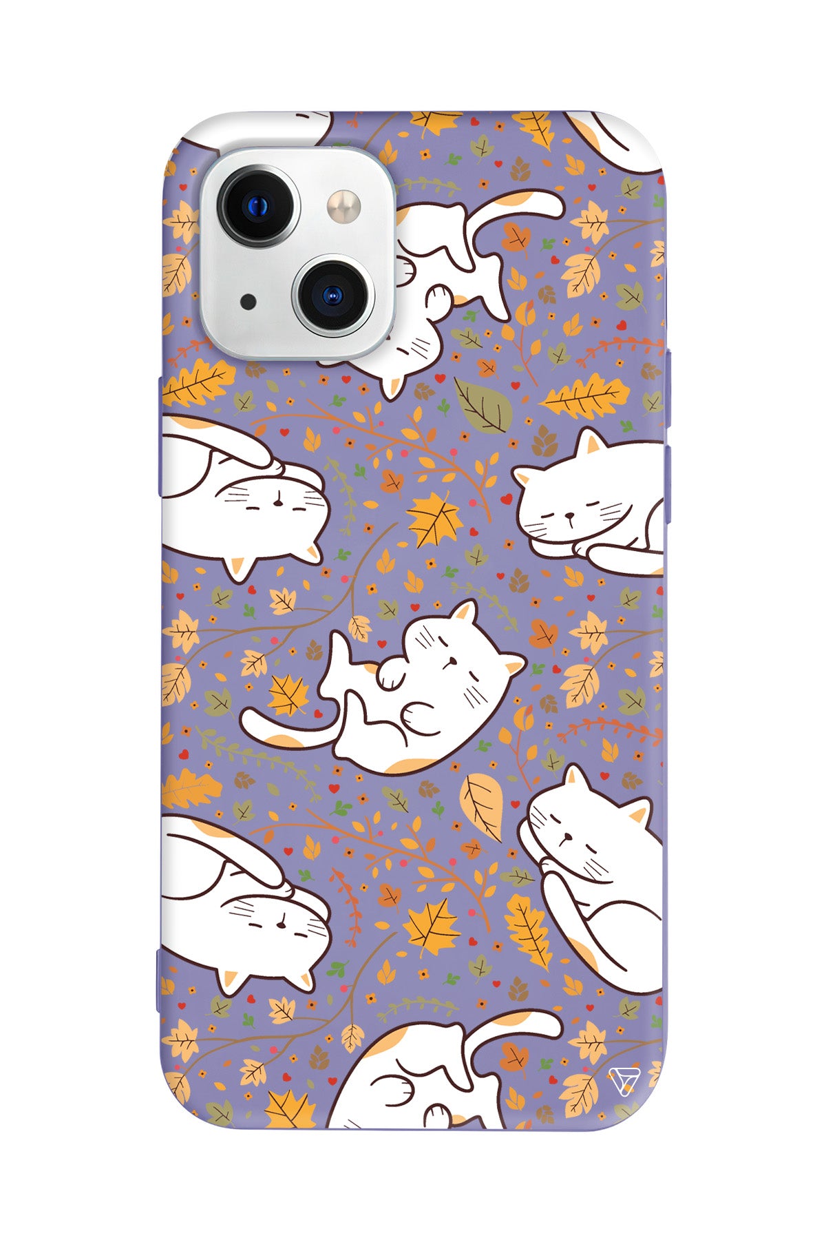 Uyuyan Kediler Lansman Model İçi Kadife Silikon Telefon Kılıfı