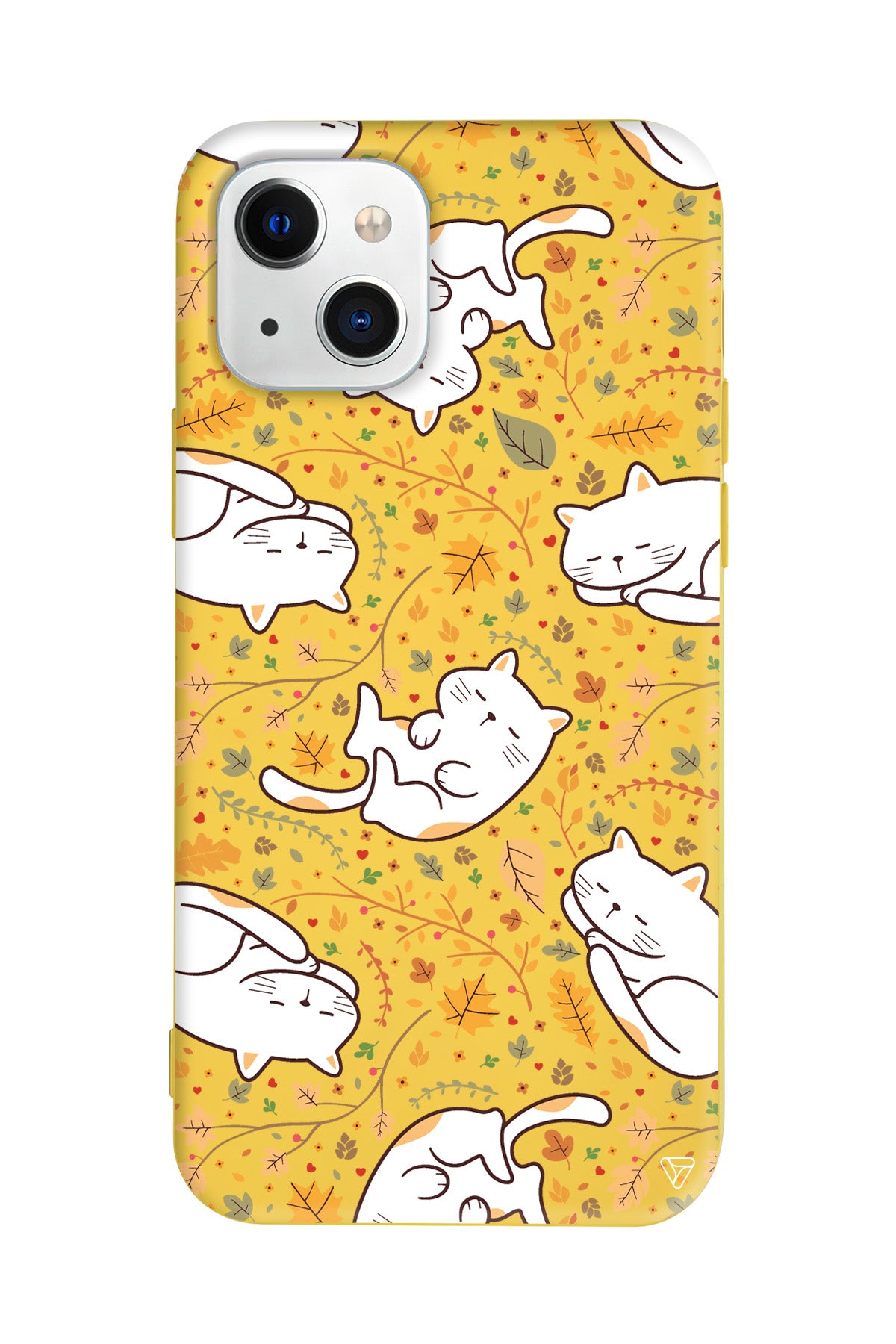 Uyuyan Kediler Lansman Model İçi Kadife Silikon Telefon Kılıfı – Plus Serisine Özel