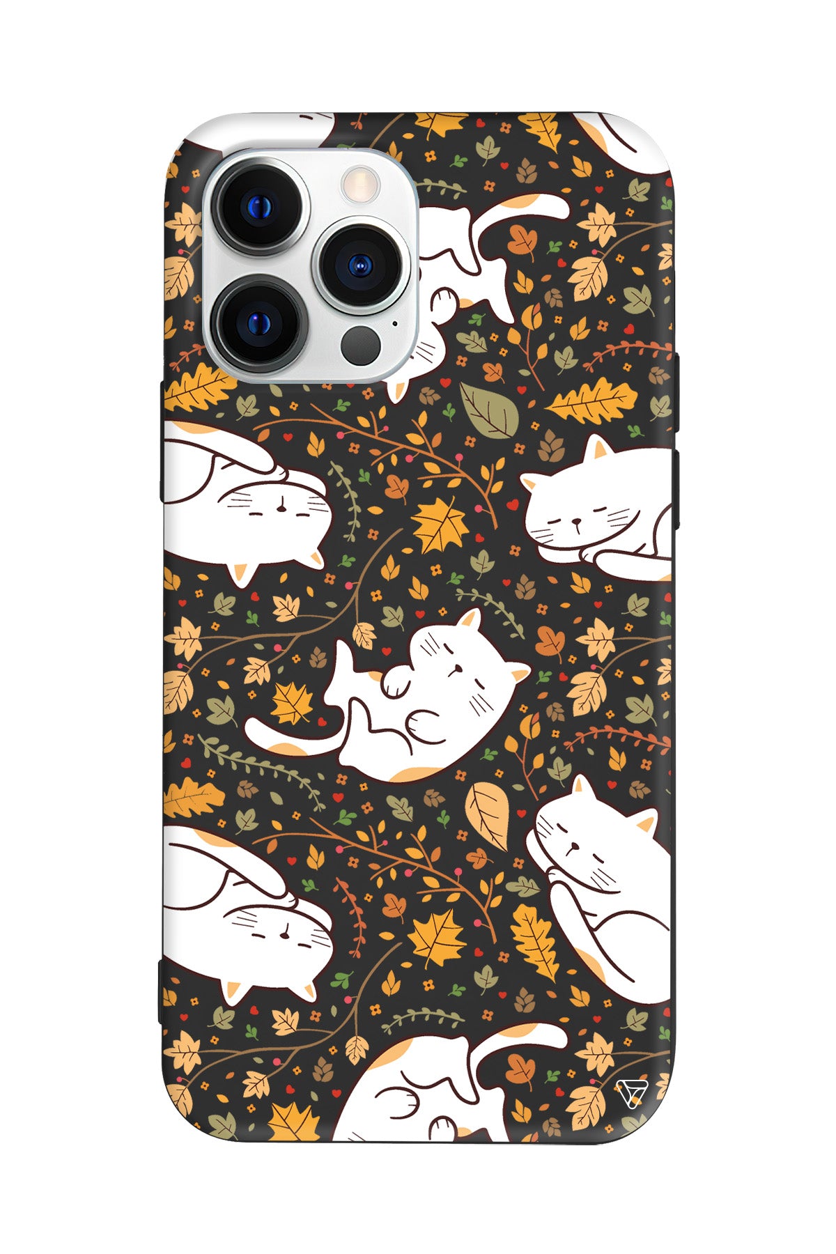 Uyuyan Kediler Lansman Model İçi Kadife Silikon Telefon Kılıfı