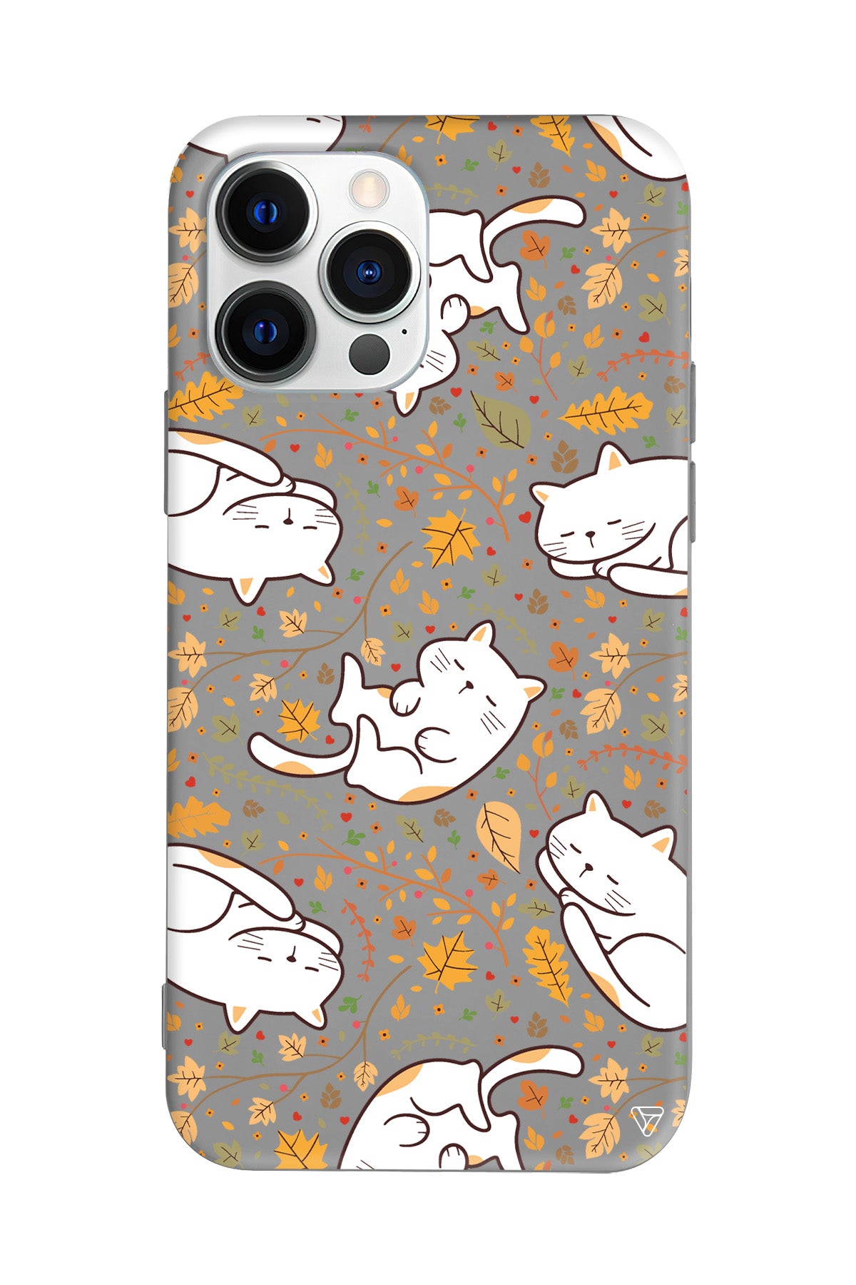 Uyuyan Kediler Lansman Model İçi Kadife Silikon Telefon Kılıfı