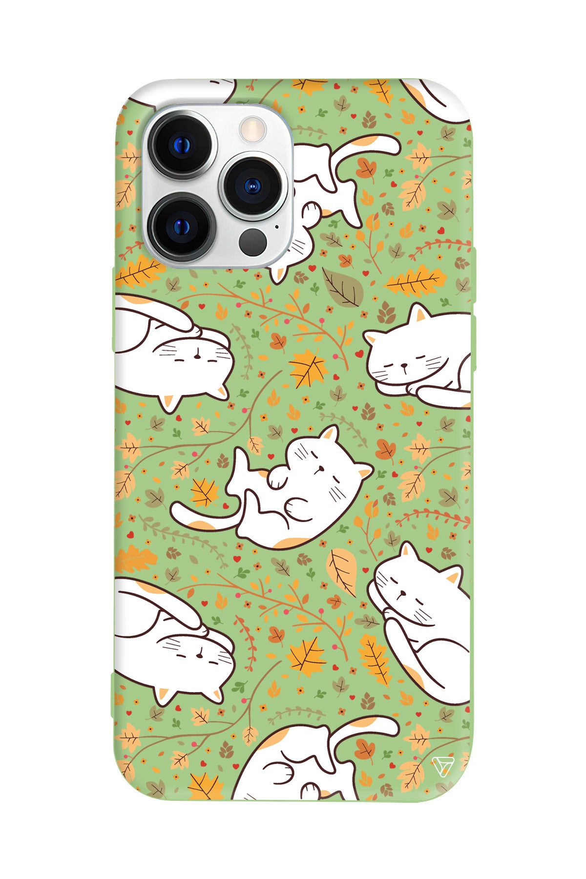 Uyuyan Kediler Lansman Model İçi Kadife Silikon Telefon Kılıfı