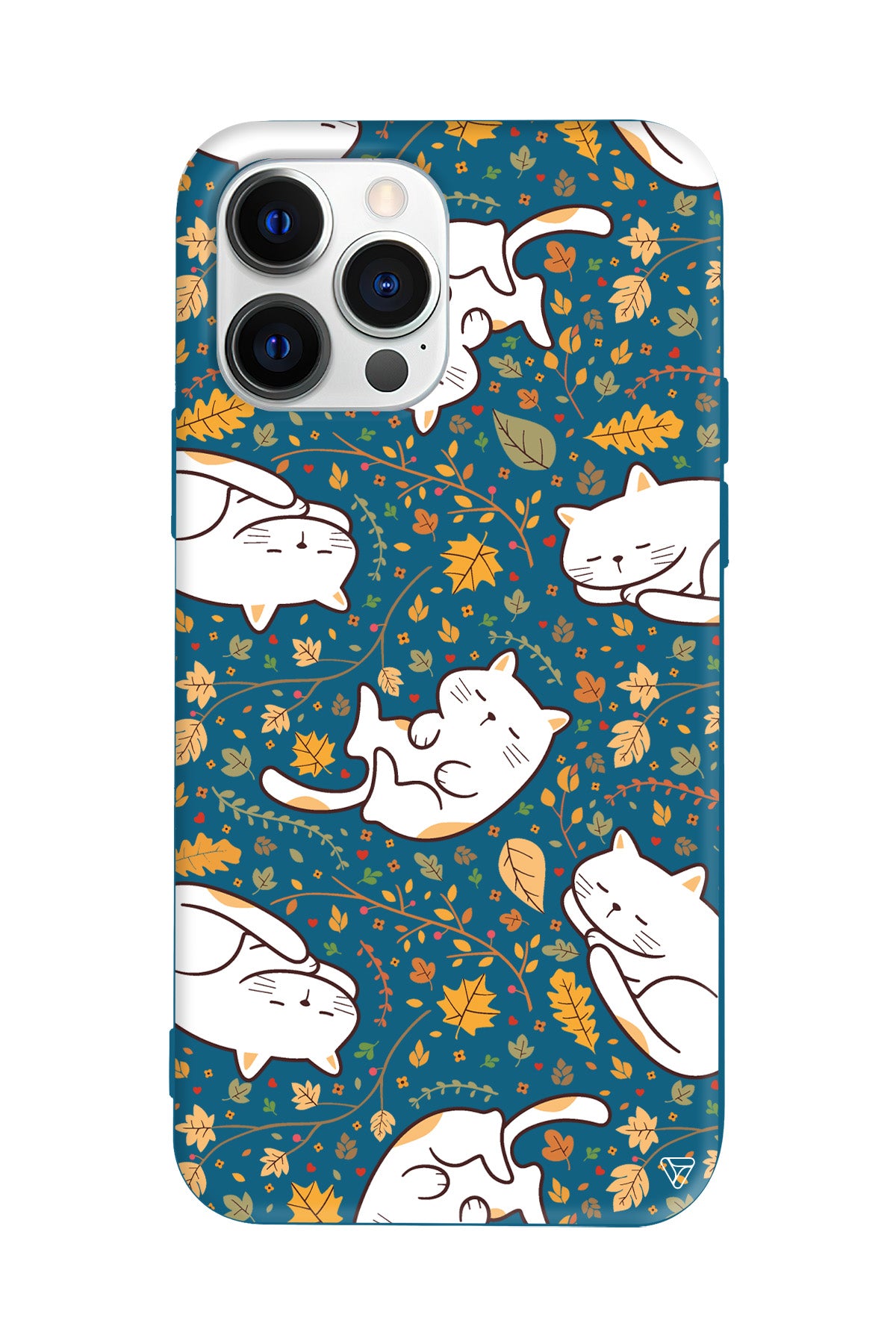 Uyuyan Kediler Lansman Model İçi Kadife Silikon Telefon Kılıfı