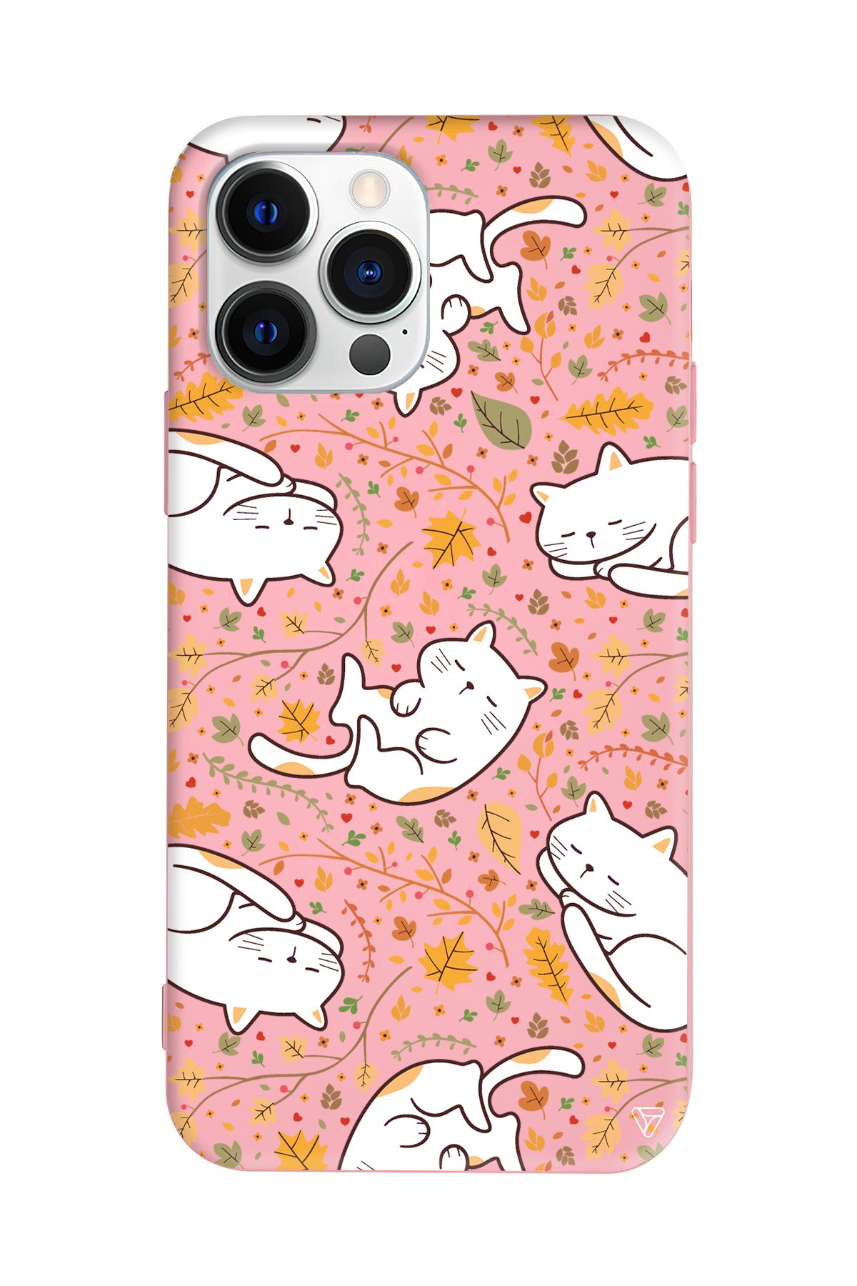 Uyuyan Kediler Lansman Model İçi Kadife Silikon Telefon Kılıfı