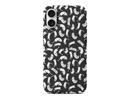 Ucusan Kediler Lansman Model İçi Kadife Silikon Telefon Kılıfı – Plus Serisine Özel