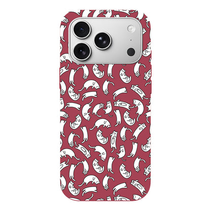 Ucusan Kediler Lansman Model İçi Kadife Silikon Telefon Kılıfı