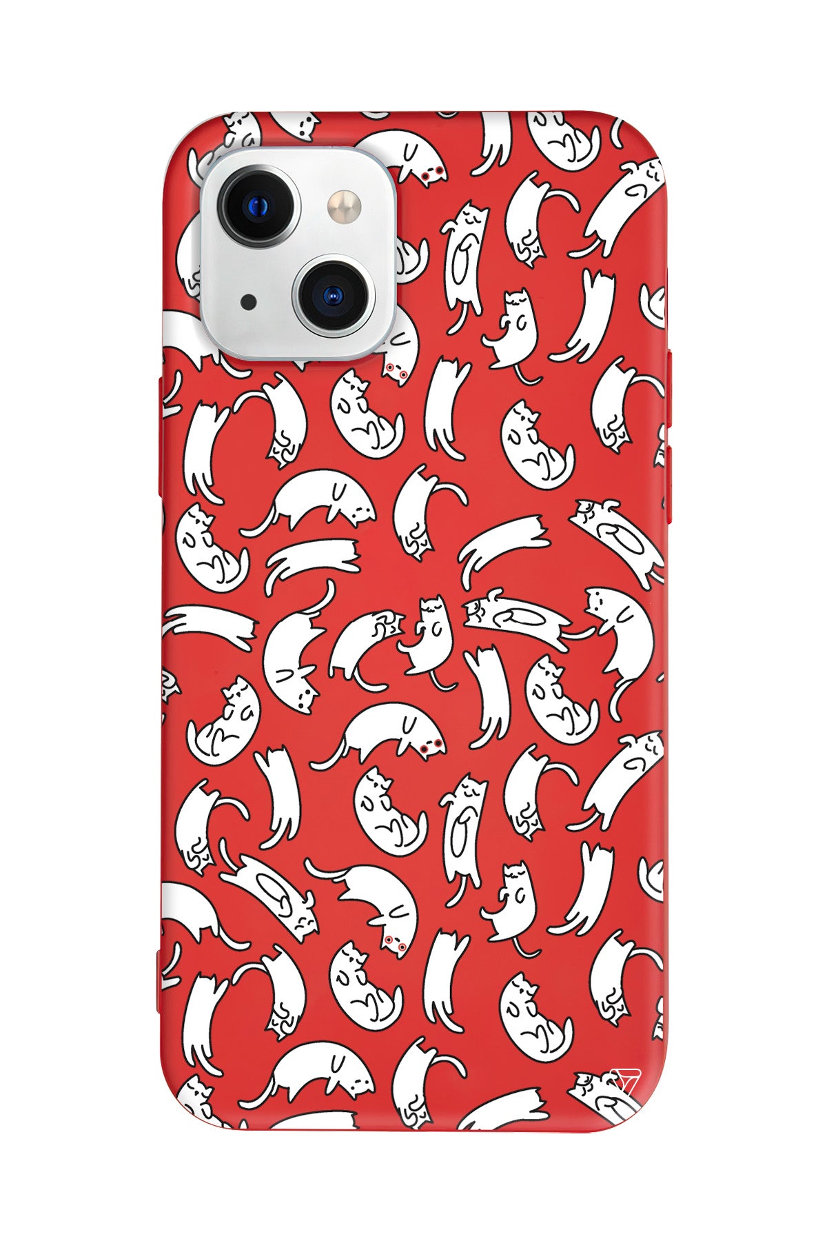 Ucusan Kediler Lansman Model İçi Kadife Silikon Telefon Kılıfı – Plus Serisine Özel