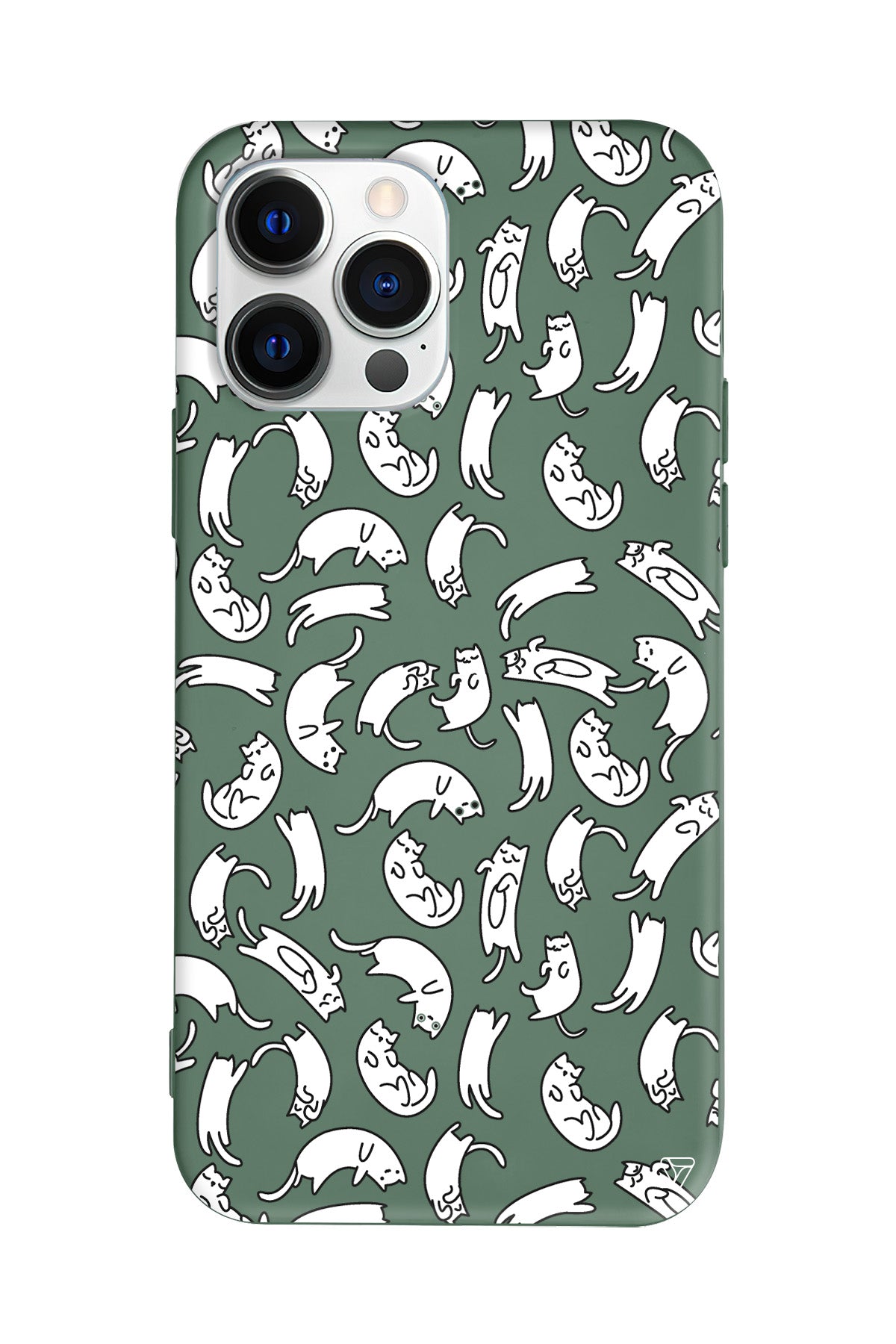 Ucusan Kediler Lansman Model İçi Kadife Silikon Telefon Kılıfı