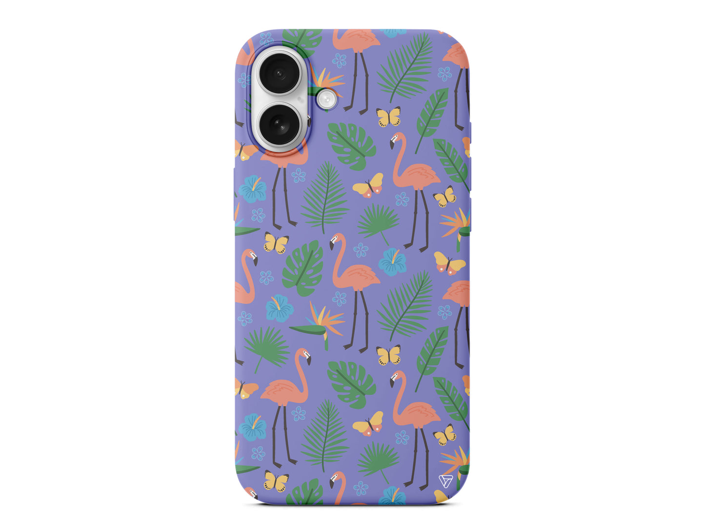 Tropik Flamingo Lansman Model İçi Kadife Silikon Telefon Kılıfı – Plus Serisine Özel