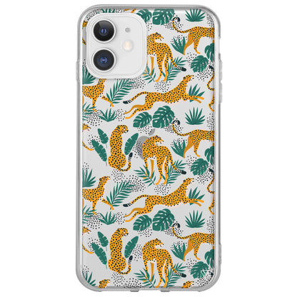 Leoparlar Lansman Model İçi Kadife Silikon Telefon Kılıfı