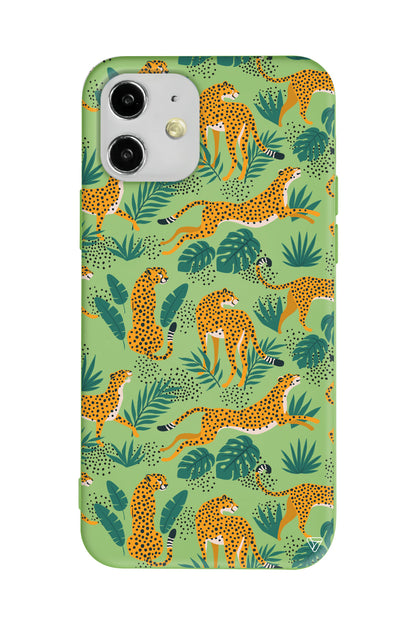 Leoparlar Lansman Model İçi Kadife Silikon Telefon Kılıfı