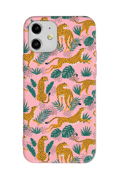 Leoparlar Lansman Model İçi Kadife Silikon Telefon Kılıfı