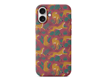 Leoparlar Lansman Model İçi Kadife Silikon Telefon Kılıfı